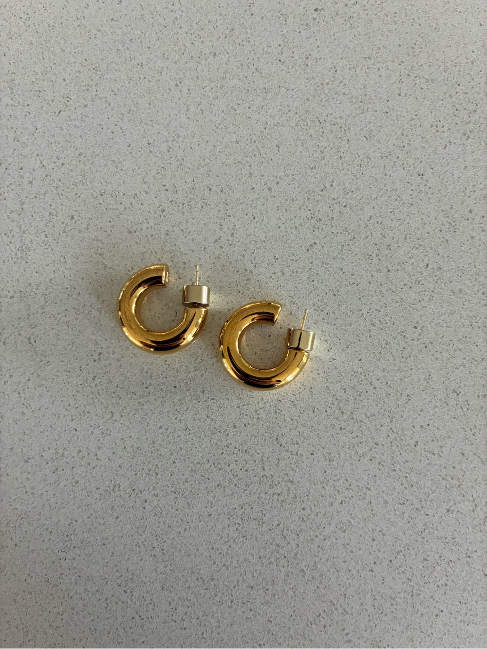 Jennifer Fisher Polished Gold Mini Hoop Earrings
